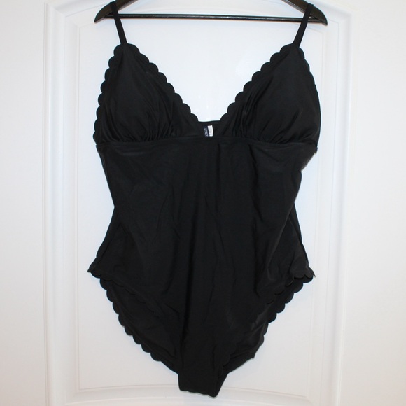 J. Crew scalloped one-piece swimsuit (women’s 2X) (NWT) - Picture 6 of 15
